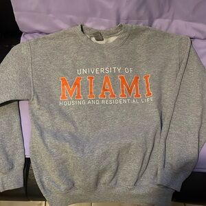 University of Miami Housing Sweatshirt